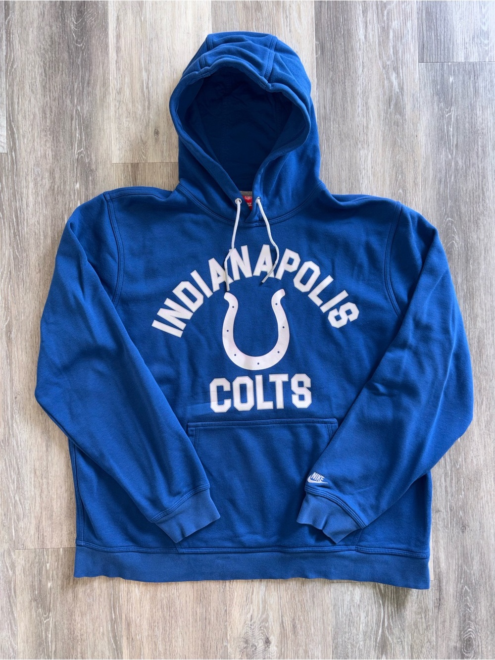 NIKE Indianapolis Colts Blue Pullover Hoodie XXL